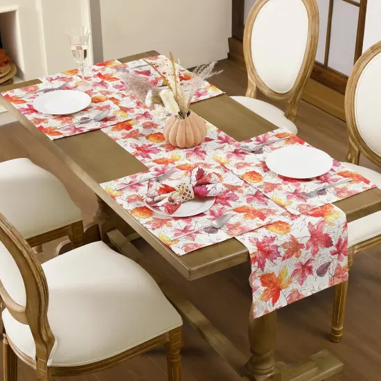 Maple Leaf Table Runners {2}