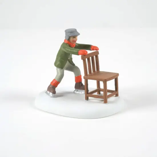Department 56 Department 56 Christmas In The City Old School Skating Hack Figurine #6011387 Green {3}