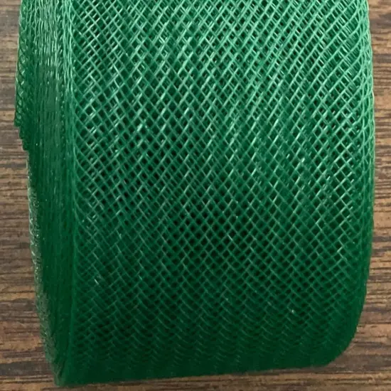 1 Yard Horsehair Braid Trim Stiff Crinoline Webbing for Dresses, Hats & Costumes 100% Nylon 2" Wide Hunter Green {1}