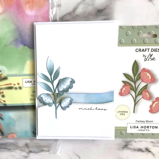 Lisa Horton Crafts Layering Dies-Fantasy Bloom {7}