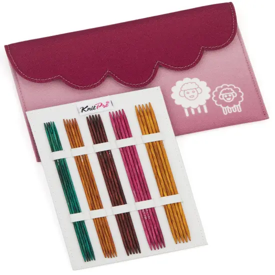 KnitPro-Dreamz Deluxe Double Point Needle Set 6"-9 Pair - Assorted Sizes {1}