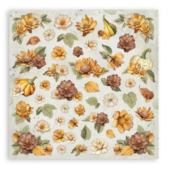 Stamperia Single-Sided Paper Pad 12"X12" 22/Pkg-Golden Harmony {3}