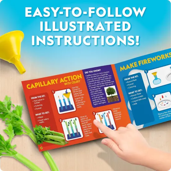 National Geographic Kids Junior Chemistry Set - Complete Early Learning Lab Kit with 50 Science Experiments for Kids and 20+ Lab Tools, Kids Chemistry Set, Science Experiments for Kids 4-6 {2}