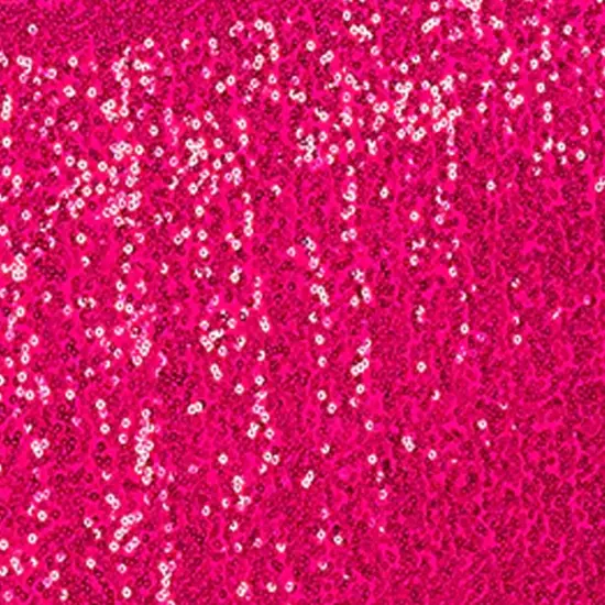 1 Piece Fuchsia Sequin Spandex Chair Cap 13.5 inch by 10 inch Wedding Party Decor {4}