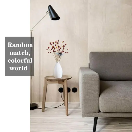 30 Pcs Dried Fall Flowers Bouquet - Red {4}