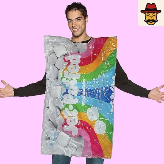 Fun Kraft Jet Puffed Marshmallows Adult Costume Tunic for Halloween Parties {4}