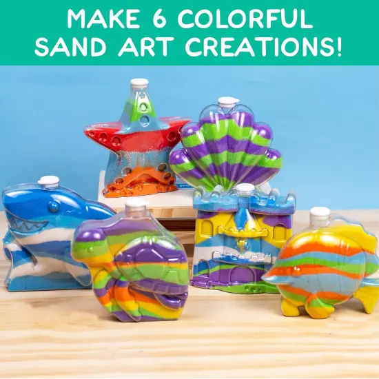 Create Your Own Underwater Sand Art - Underwater Sand Art {2}