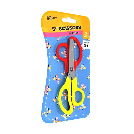 Kids Scissors 5 in Blunt Tip &ndash; 2 Pack &ndash; 48 Sets {3}