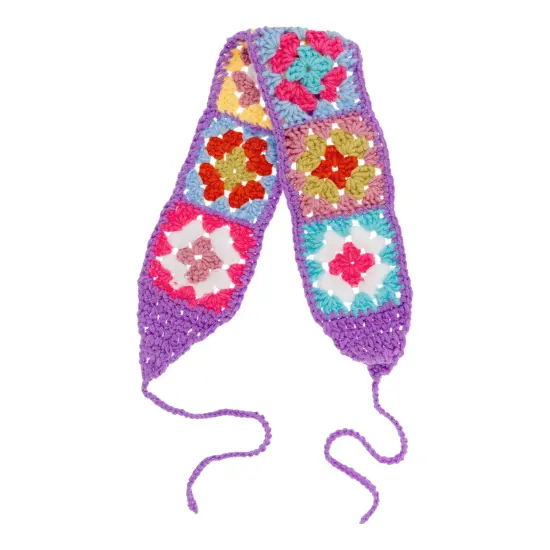 John Bead Floral Crochet DIY Kit for Beginners Granny Headband {3}