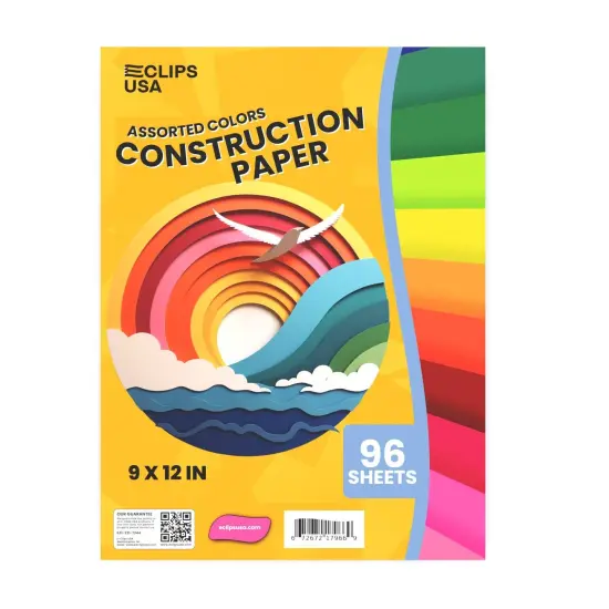 Construction Paper 9x12 in &ndash; 96 Sheets &ndash; 36 Sets {2}