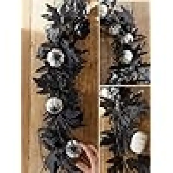 Black Maple Autumn Vine Fall Decor Maple Thanksgiving Halloween Home Decor {2}