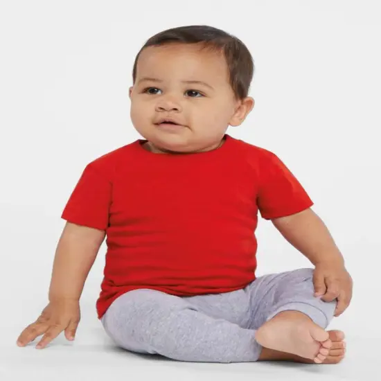 Rabbit Skins&reg; Premium Cotton Jersey Baby Tee Raspberry {1}
