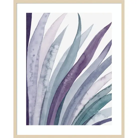 Amethyst Scales Triptych III by Grace Popp Wood Framed Wall Art Print {1}
