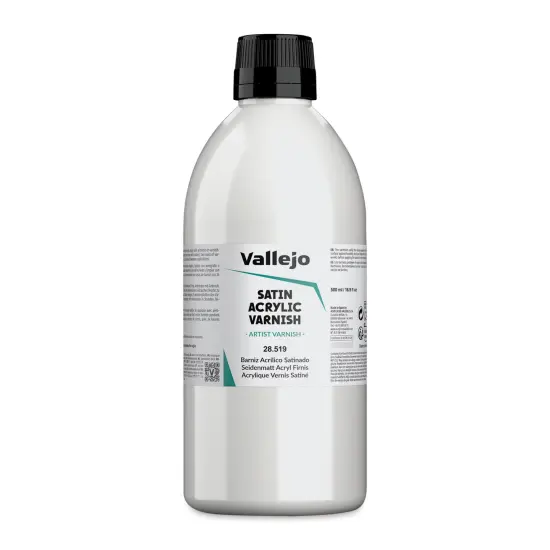 Vallejo Permanent Acrylic Varnish - Satin, 500 ml {1}