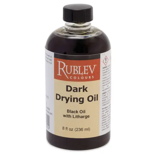 Rublev Dark Drying Oil Medium - 8 oz {1}