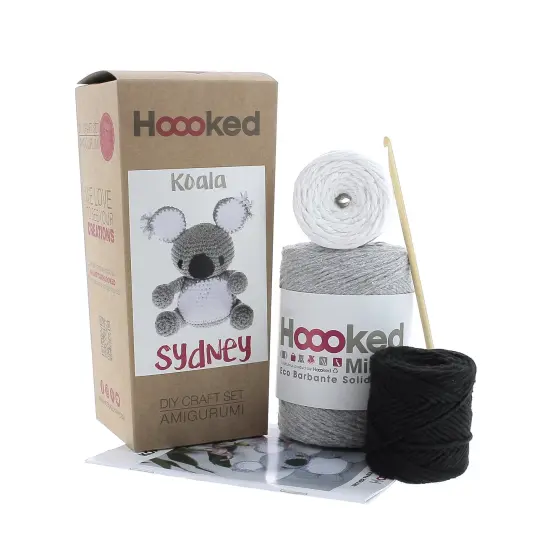 DIY Crochet Kit by Hoooked Koala Sydney - Gris PAK142 {2}
