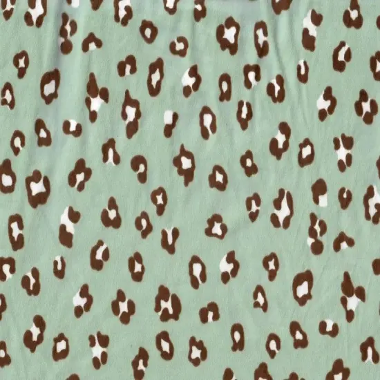 1 Yard Brushed DTY Animal Print Knit Fabric 170 GSM, 58/60&Prime; Wide Polyester Spandex Blend LAVENDER {4}