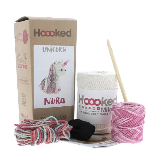 DIY Crochet Kit by Hoooked Unicorn Nora - Almond PAK119 {2}