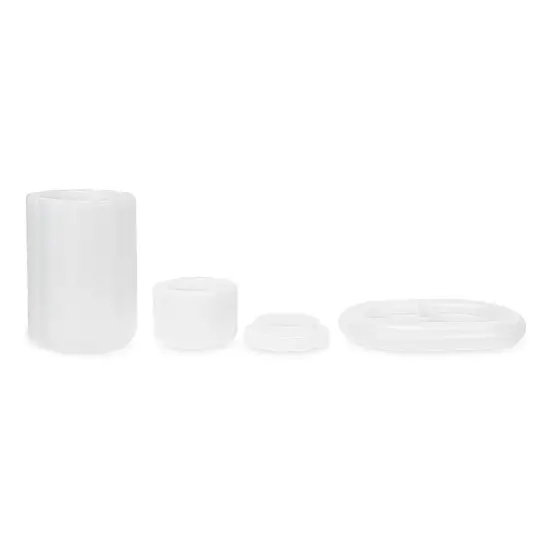 Brea Reese: Mix2Mold: Molds Value Set - Bathroom 4pc - Silicone-Durable-Reusable, For Resin Craft Projects, DIY Soap Dish, Candle & Toothbrush Holders {4}