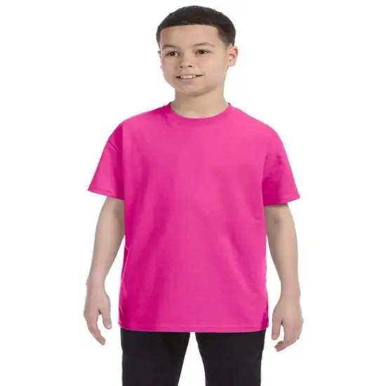 Jerzees&reg; Youth Dri-Power Active T-Shirt CYBER PINK {1}