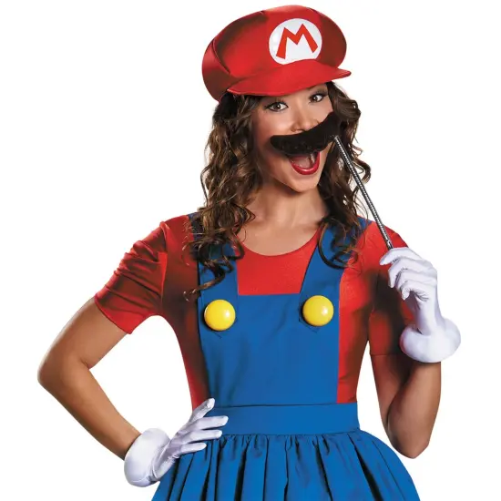 Nintendo Super Mario Bros Women's Mario Costume Dress {3}