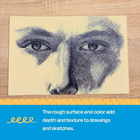 Sax Multipurpose Manila Drawing Paper, 56 lbs, 18 x 24 Inches, Cream, Pack of 500 {6}