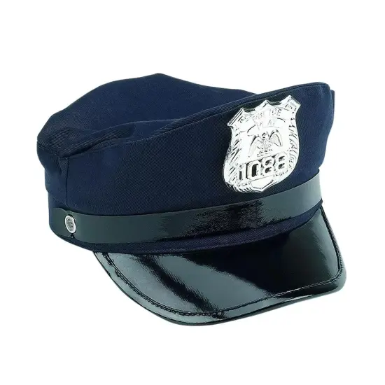 Police Cap Adjustable Child Costume Hat | Youth Size {1}