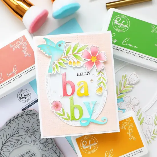 Pinkfresh Studio Stamp Set 2/Pkg-Happy Hummingbirds {3}