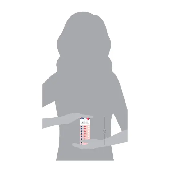 American Crafts Flags And Frills Enamel Dots-60/Pkg {5}