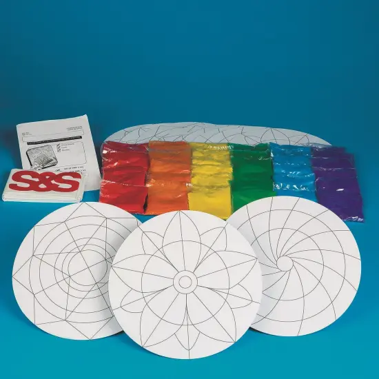 Sand Art Mandala Craft Kit (Pack of 12) {3}