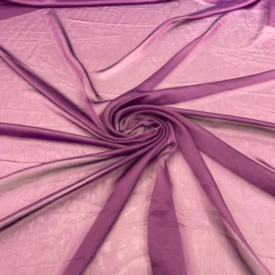 1 yard Two Tone Sheer Chiffon Fabric for Dresses Scarves Drapes Overlays Special Occasion {4}