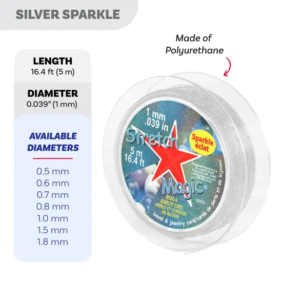 Stretch Magic BC Silv Sparkle 5-Meter {3}