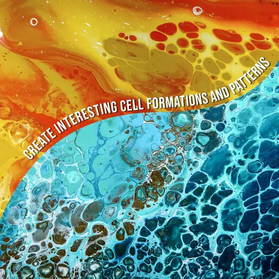 6-Ounce Silicone Pouring Oil - 100% Silicone Oil Pouring Medium for Acrylic Paint, Clear, Odorless Cell Creation Medium {5}