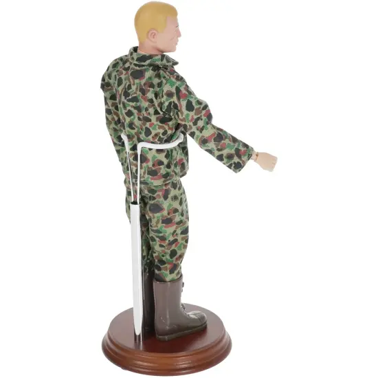 Bard's 54-0050 Chrome and Wood Doll Stand, Fits 10 to 14 inch Slim Waist Dolls, Waist is 1.125 to 2 inches Wide {5}