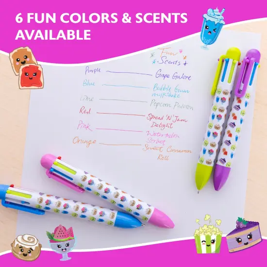 BAZIC Scented 6-Color Pen {4}
