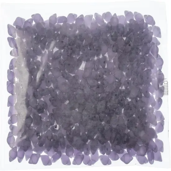 Matubo 2-Hole Czech Glass Transparent Matte Gemduo Beads, 50g Tanzanite Matte {2}