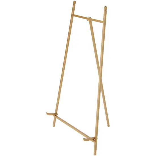 Bard's Satin Gold-toned Metal Easel, 16" H x 9" W x 9.5" D {1}