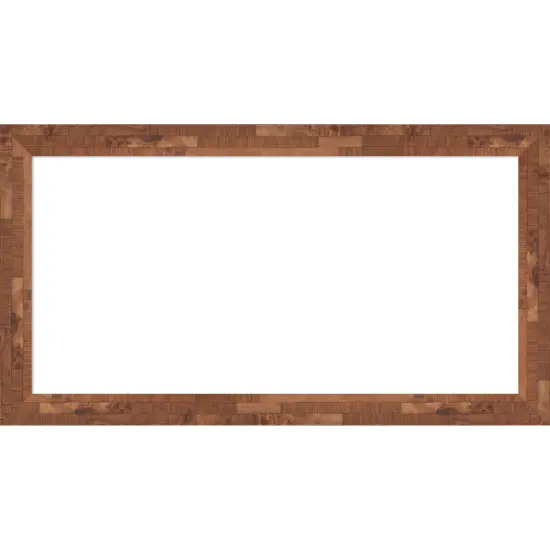 Fresco Framed Dry Erase Magnetic Board Light Pecan {1}