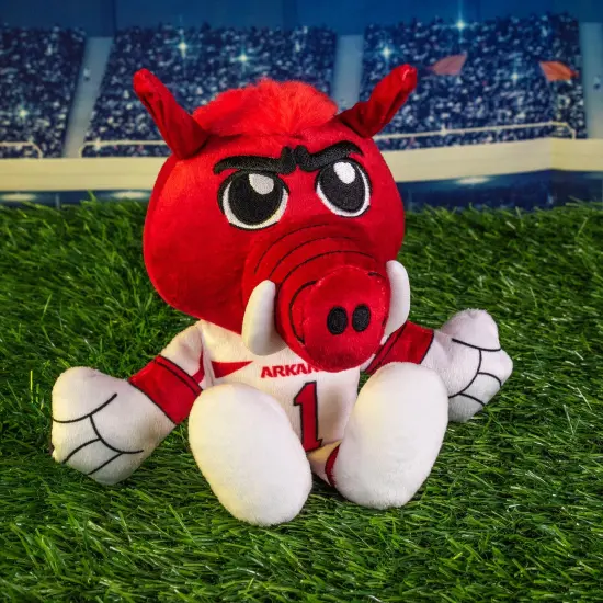 Bleacher Creatures Arkansas Razorbacks Big Red 8" Mascot Kuricha Sitting Plush {6}