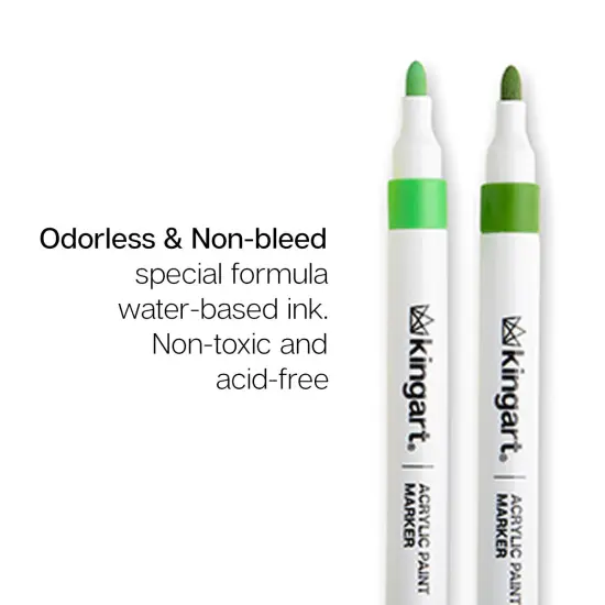 KINGART&reg; Acrylic Paint Markers 48 Colors {6}