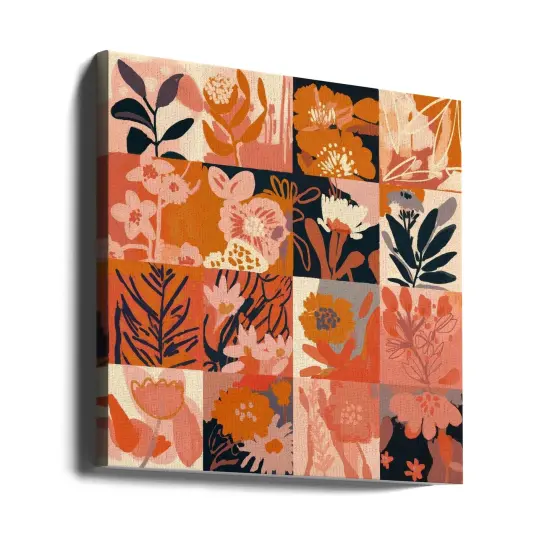 Flower Memory Square 24x24 Canvas - Corporate Office Art {1}