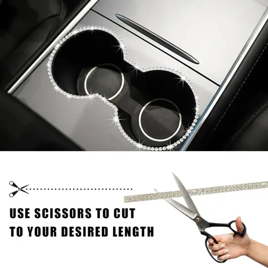 Self-Adhesive Rhinestone Ribbon Strip Roll Ab color {6}