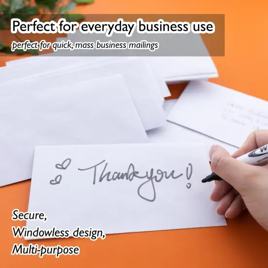 BAZIC #6 3/4 Gummed Closure Security Envelope (80/Pack) {4}