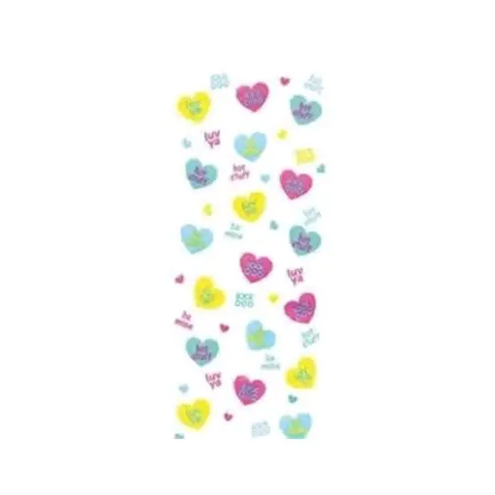 Large Conversation Heart Favor Bags 20 Pack {1}