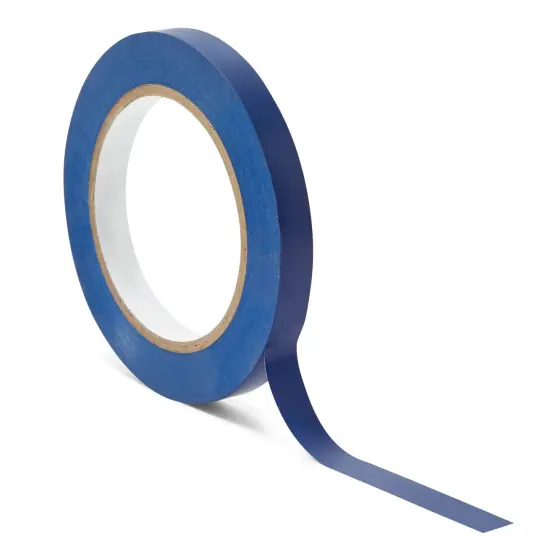 2 Rolls Vinyl Pinstripe Tape, 1/2-Inch x 36 Yards Gym Floor Tape for Marking Vehicles, Warehouse Grid Lines, Construction Sites (0.16mm, Dark Blue) {6}