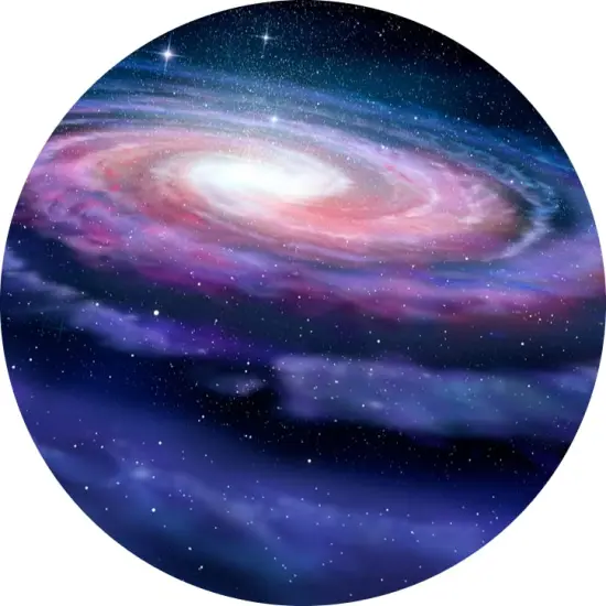 Andromeda Galaxy Ceramic Car Coaster Set 2.56" (2 Pack) {1}