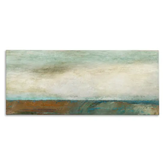 Stupell Industries Brushed Seascape View Canvas Wall Art Design by Suzanne Nicoll {1}