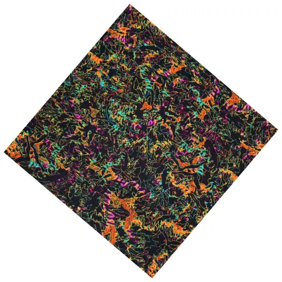 Brush Stroke Abstract Printed Spandex Fabric {4}