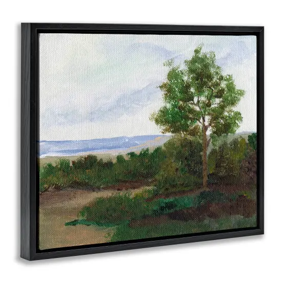 Stupell Industries Summer Evening Landscape Floater Framed Canvas Wall Art Design by Nikita Jariwala {3}
