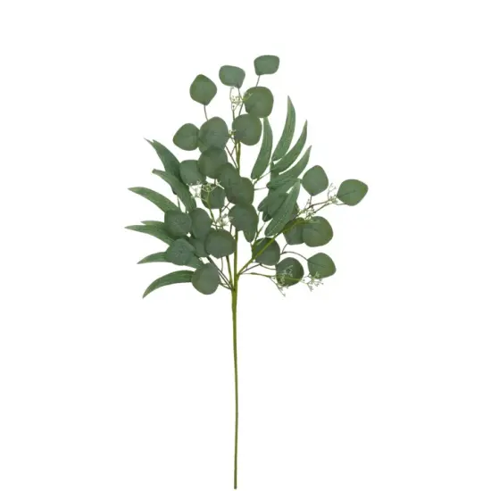 33&rdquo; Artificial Willow Eucalyptus Spray &ndash; Faux Greenery Stem for Wedding Bouquets & Home D&eacute;cor-62818 {2}